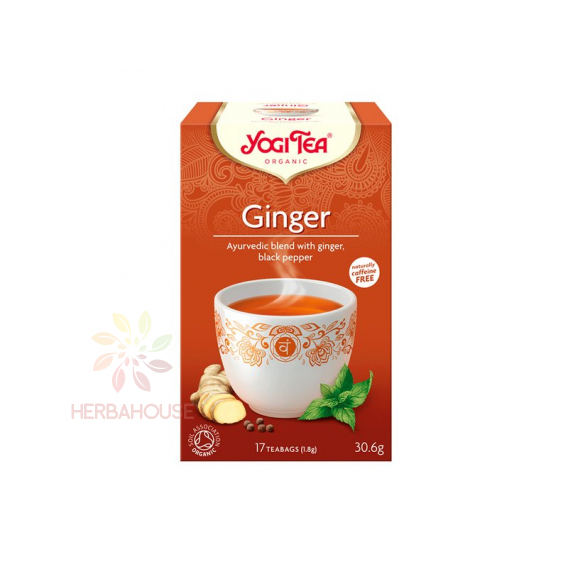 Obrázok pre Yogi Tea® Bio Ajurvédsky čaj Zázvor (17ks) 