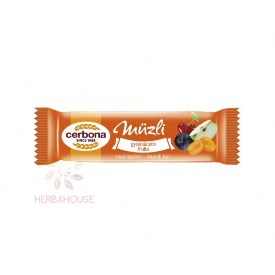Obrázok pre Cerbona Müsli tyčinka ovocná s medom (20g)