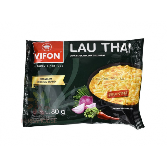 Obrázok pre Vifon Lau Thai Thajská instantná rezancová polievka pikantná (80g)