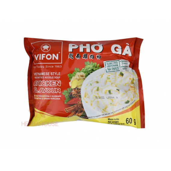 Obrázok pre Vifon Pho Gá Instantná kuracia polievka s ryžovými rezancami (60g)