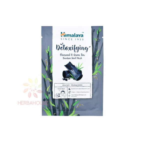 Obrázok pre Himalaya Detox textilná maska s aktívnym uhlím a zelením čajom (1ks)