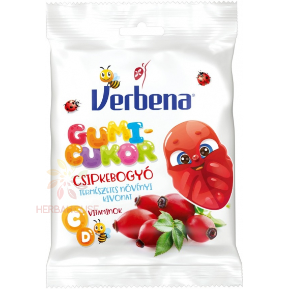 Obrázok pre Verbena Gumené cukríky šípka (90g)