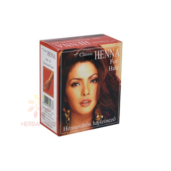 Obrázok pre Classic Henna farba na vlasy v prášku - henna červená (100g)