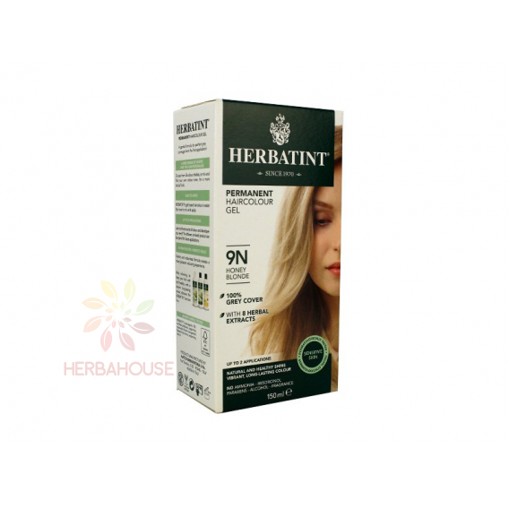 Obrázok pre Herbatint Prírodná permanentná farba na vlasy 9N - medová blond (150ml)