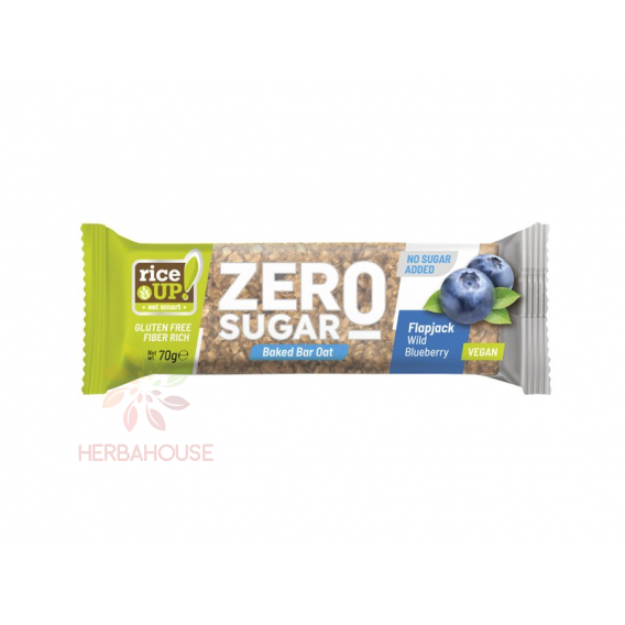 Obrázok pre Rice Up Bezlepková ovsená tyčinka čučoriedka bez pridaného cukru (70g)