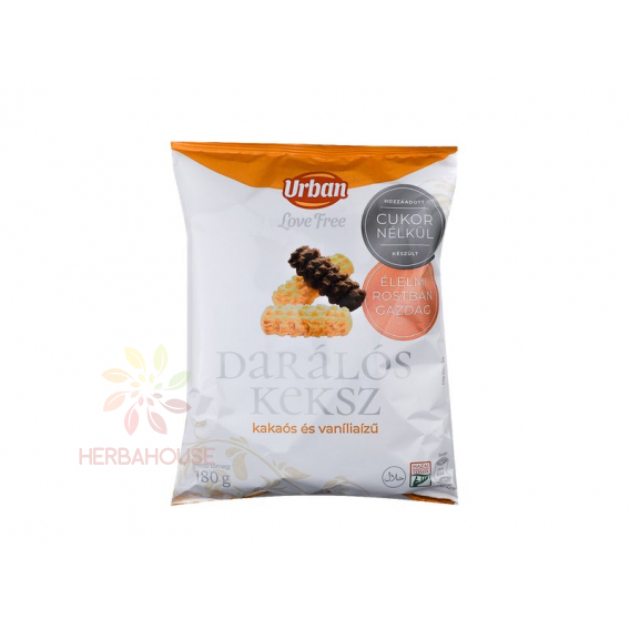Obrázok pre Urbán Mlynčekové sušienky vanilkové a kakaové so sladidlom (180g)