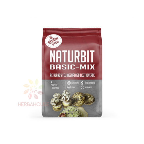 Obrázok pre Naturbit Basic Mix Bezlepková múčna zmes na pečenie (750g)
